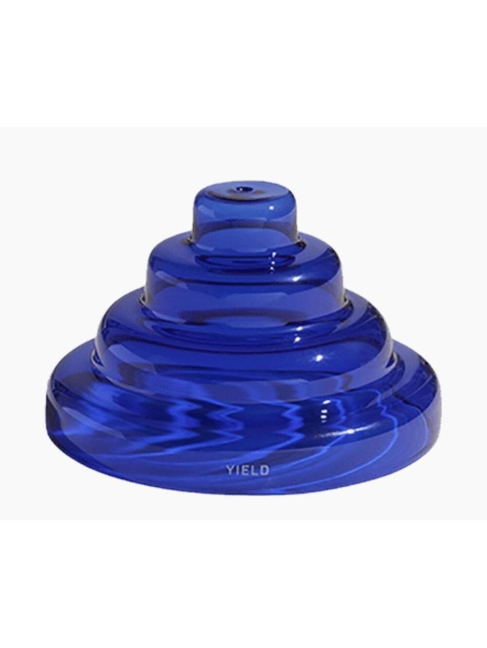 Yield Design Glass Meso Incense Holder Cobalt  NIB